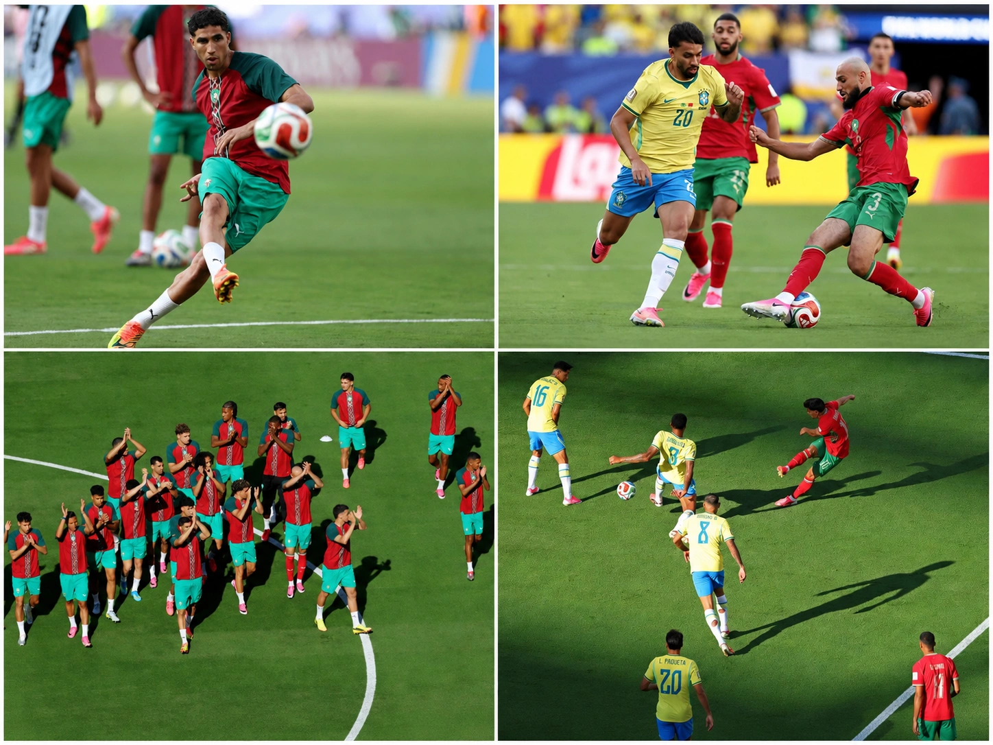  المغرب يفرض إيقاعه أمام البرازيل وبونو يحرس التعادل في شوط مثير