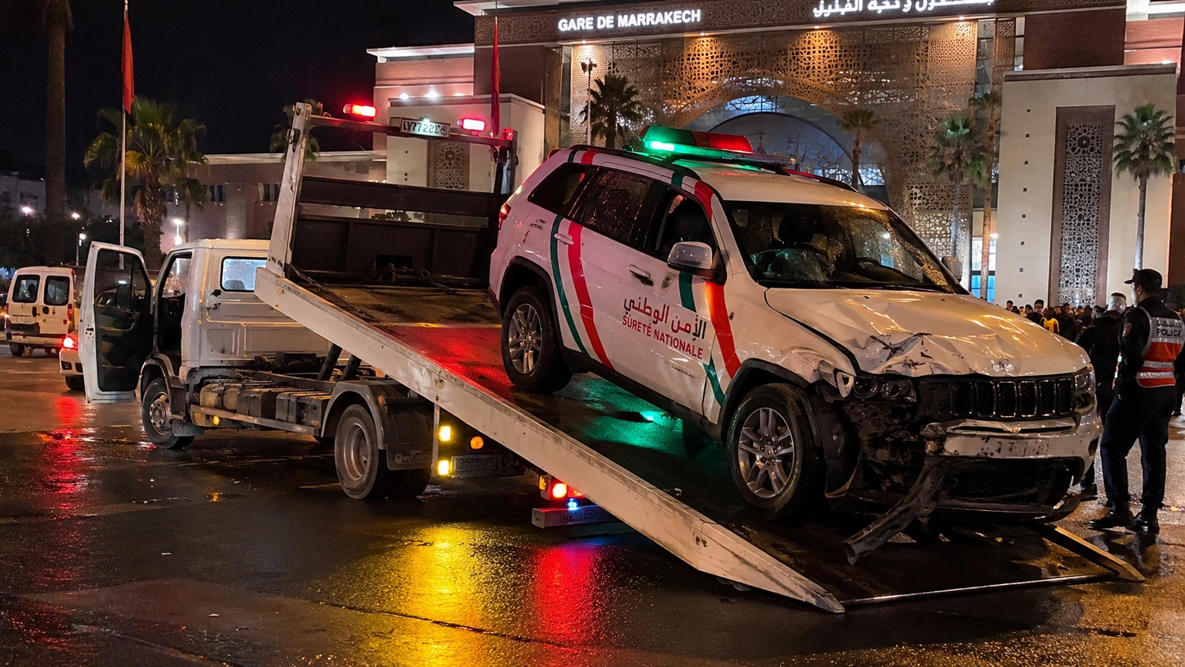 مراكش.. توقيف شخص استولى على سيارة أمنية قرب محطة القطار
