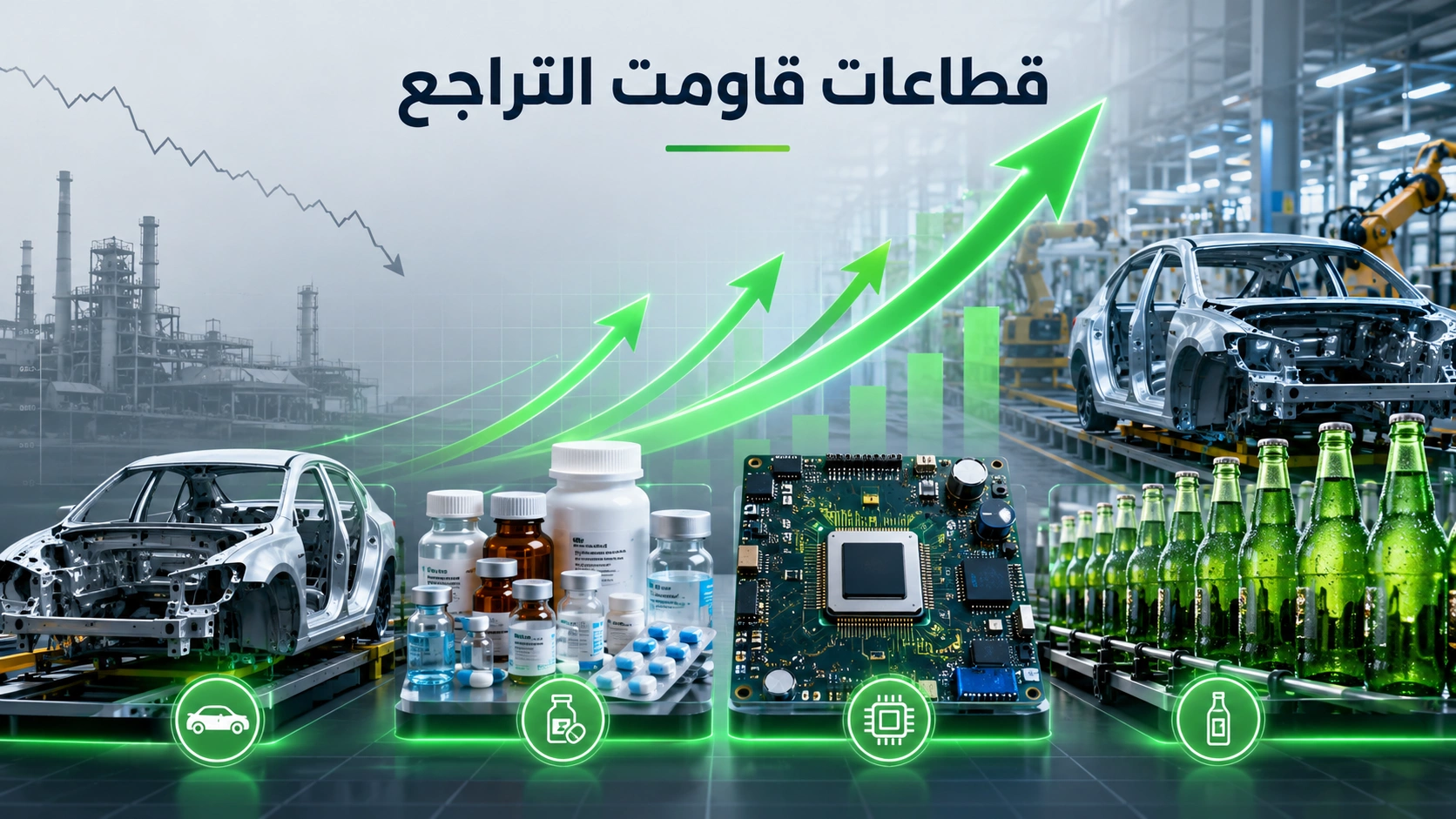 رغم التراجع العام.. قطاعات صناعية تقاوم تباطؤ الإنتاج في بداية 2026