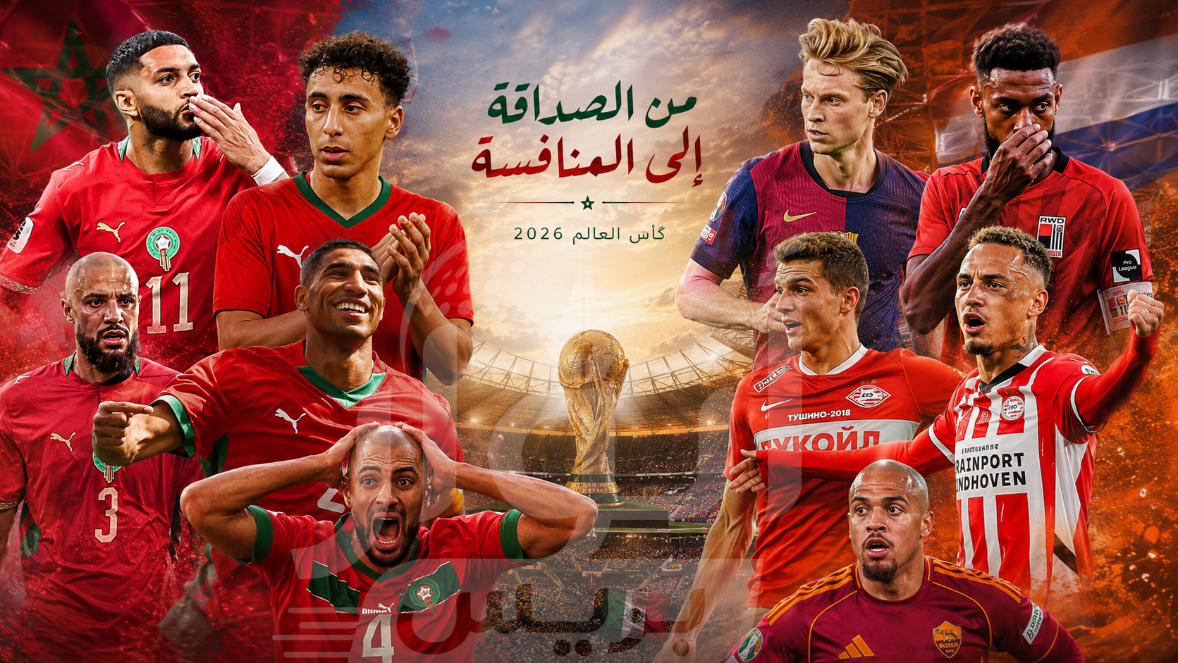 المغرب وهولندا في مونتيري.. زملاء الأمس وجها لوجه في طريق ثمن النهائي