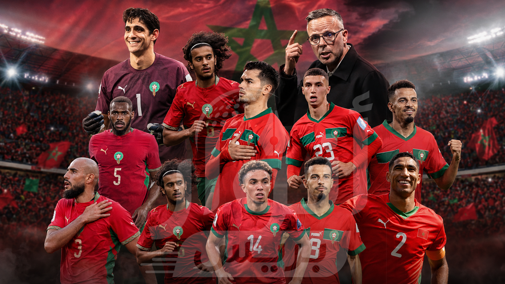 هذه تشكيلة المغرب لمواجهة هولندا في دور الـ32